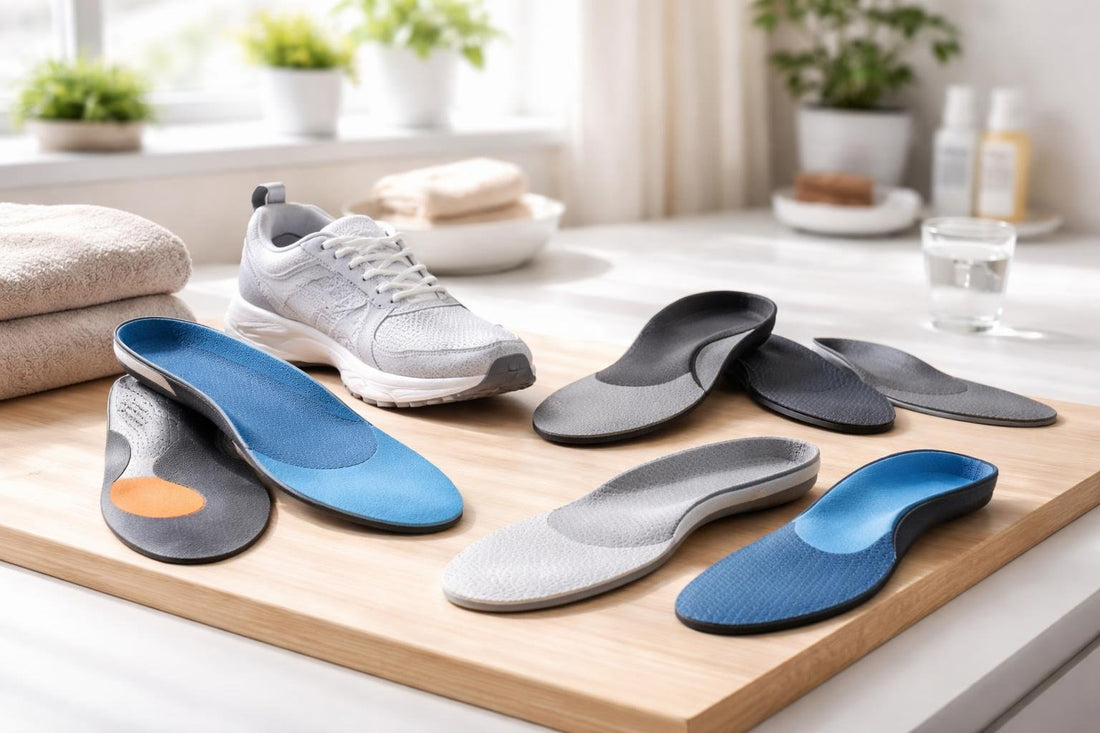 orthotic insoles for wide feet in shoes