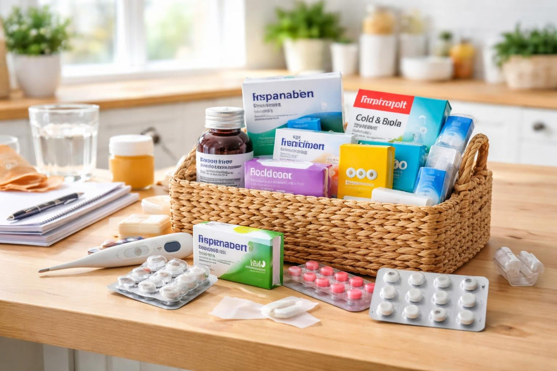 UK family over the counter medication essentials kit