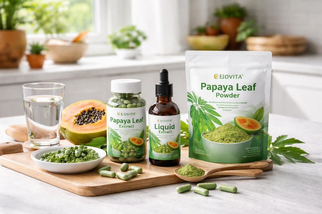 Papaya leaf extract supplements for daily wellness in Yorkshire