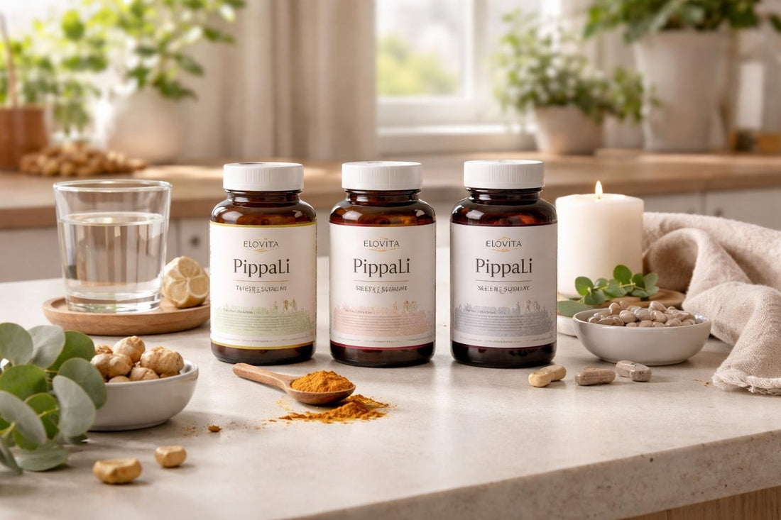 Pippali botanical supplement range essentials for seasonal routines
