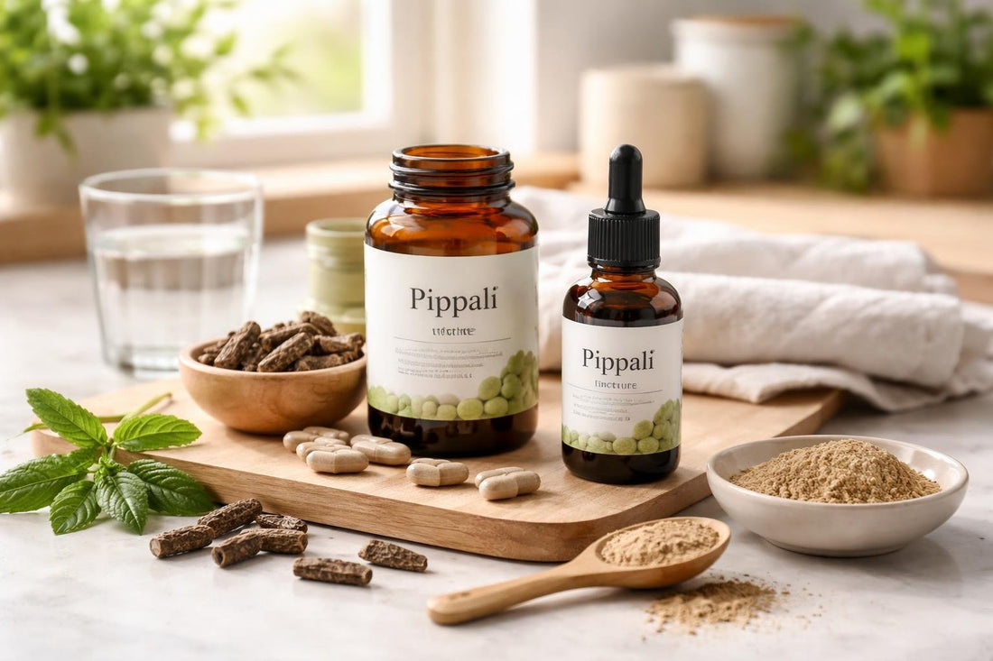 Pippali supplements in capsules and tinctures