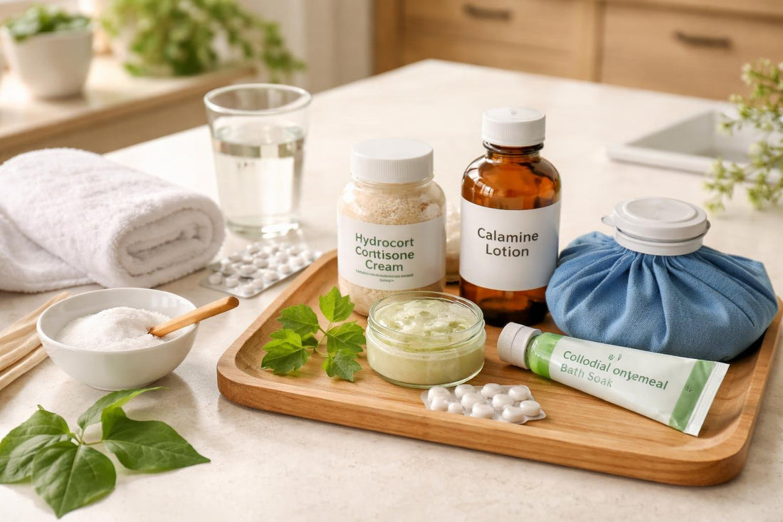 Home essentials for soothing poison ivy rash quickly