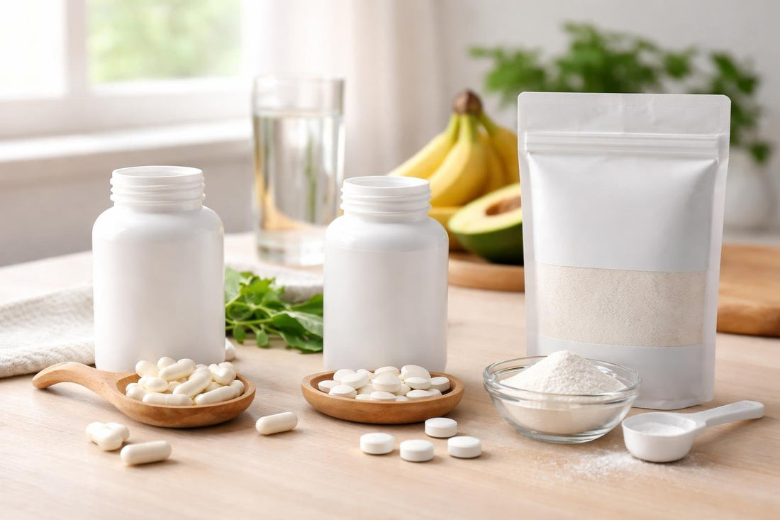 Potassium supplement tablets capsules and powder compared in UK