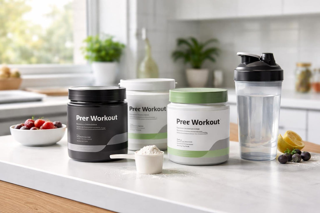 Pre-workout powders, scoops and gym shaker in London