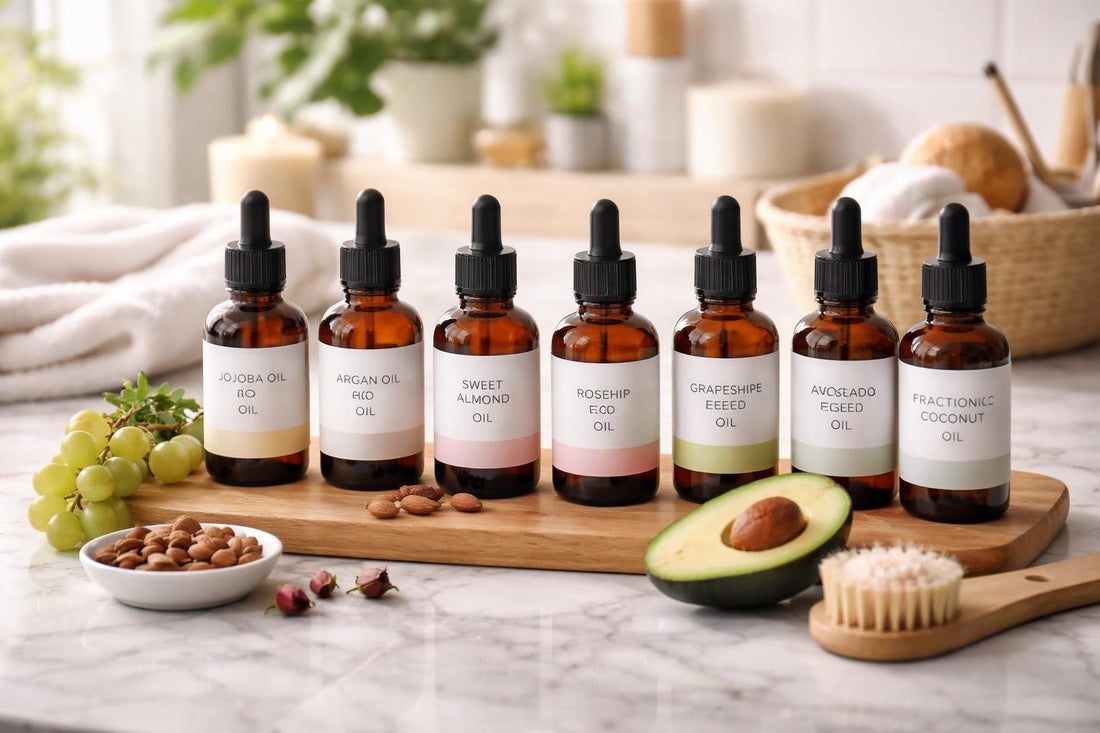 Premium carrier oils range for massage and skincare blending