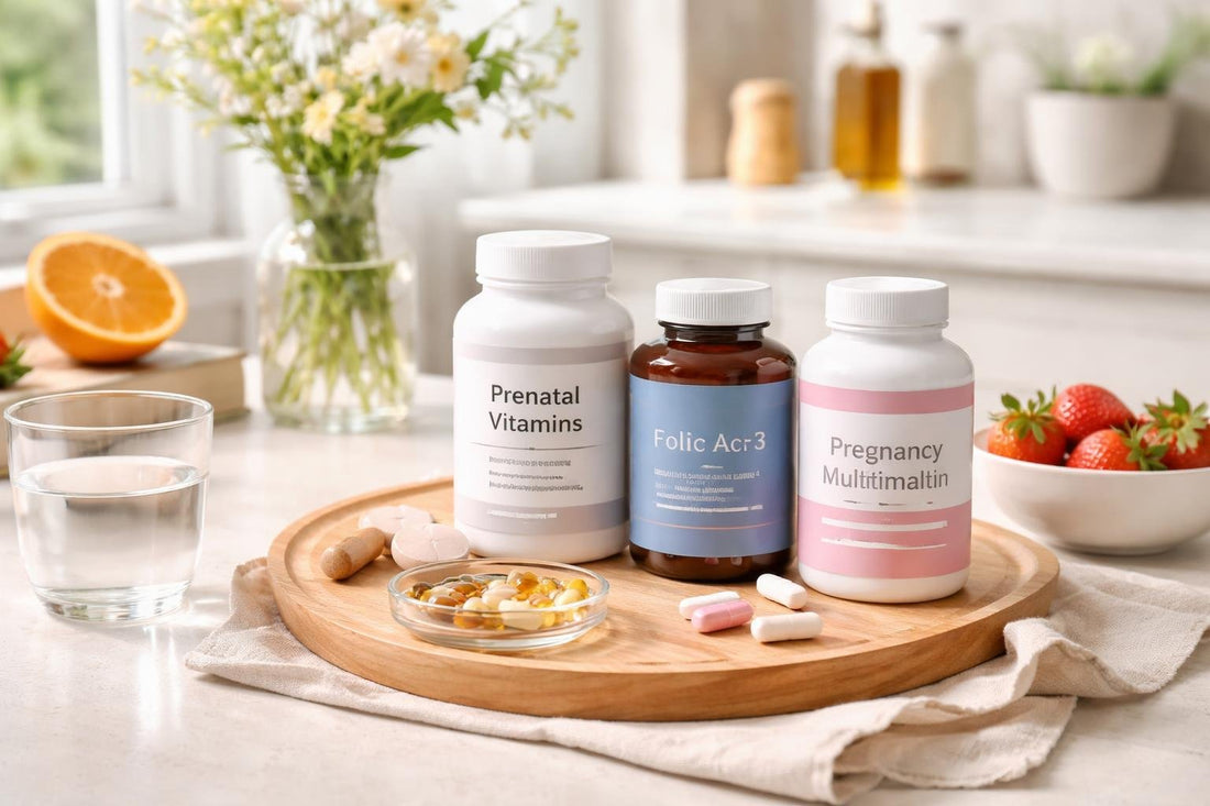 UK prenatal vitamins range selection and storage