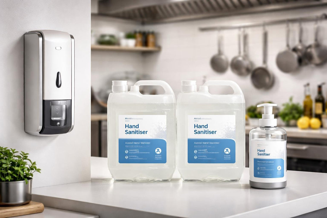 Professional hand sanitiser dispensers and refill bottles