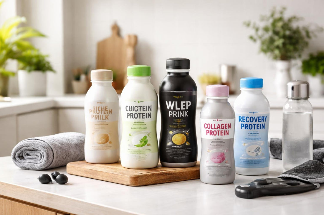 Ready to drink protein bottles for beginner and advanced training