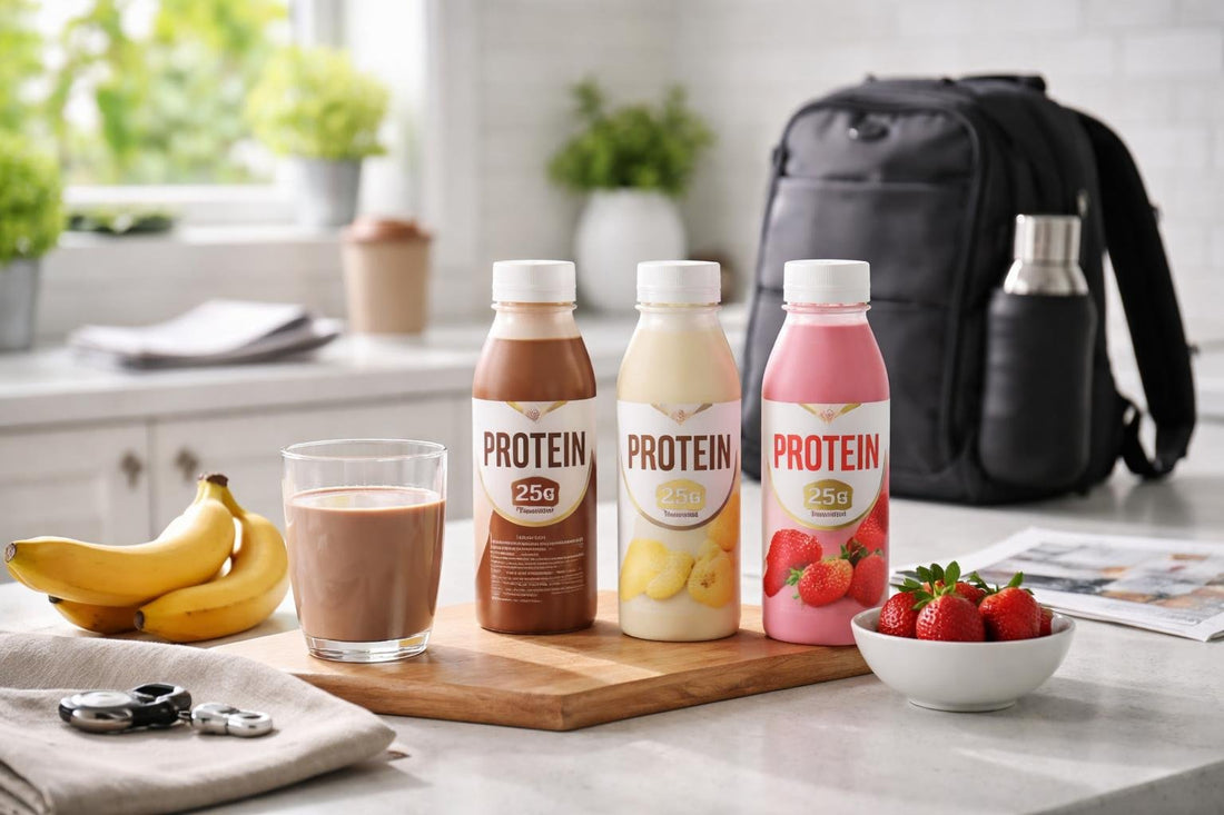 High-protein ready-to-drink shakes for London commuters