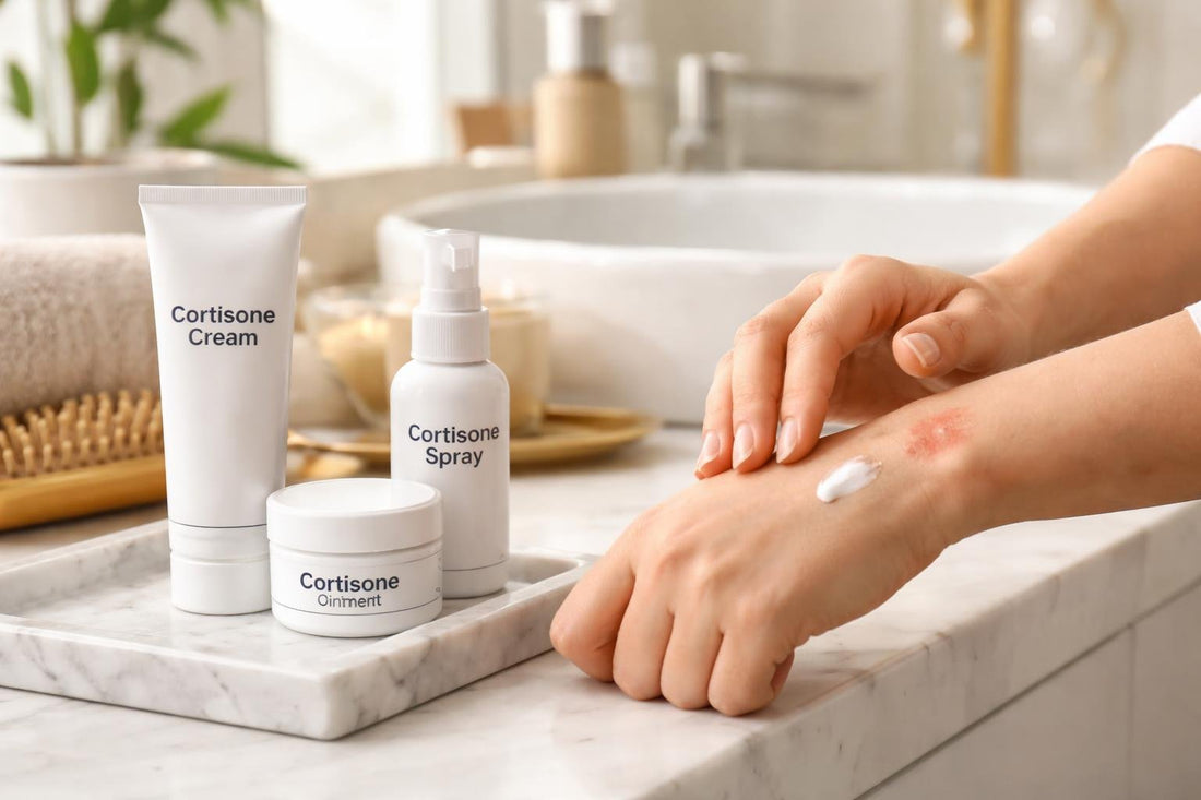 Applying cortisone cream safely on irritated skin at home