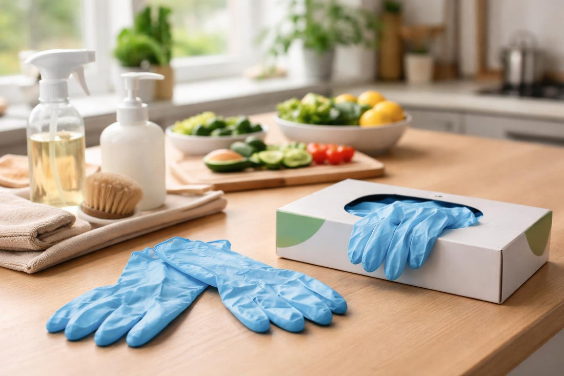 Quality sanitary gloves for seasonal cleaning and food prep
