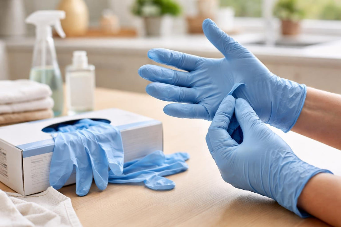 Gloved hands troubleshooting fit and tears