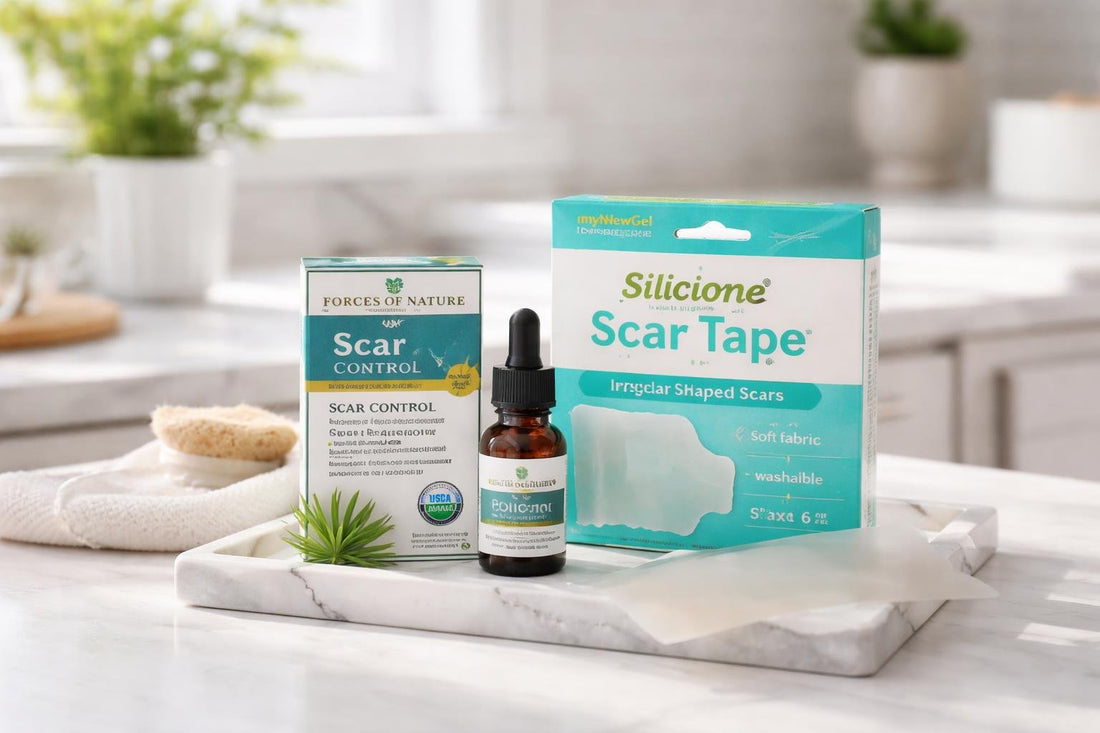 C-section scar care with scar reducing treatments