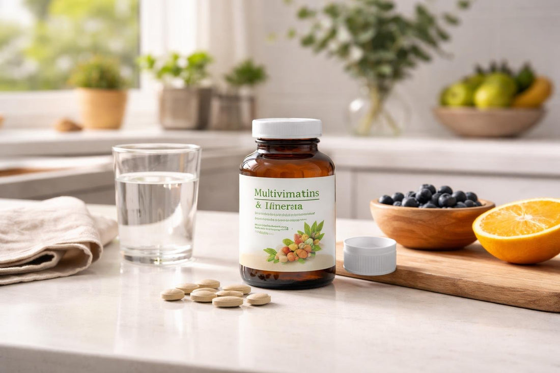 Combination multivitamins and minerals tablets for daily Scottish routines