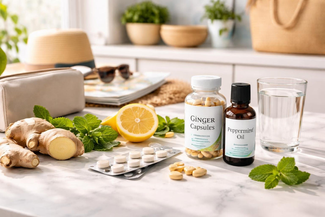 Seasonal anti nausea options for travel and tummy upsets