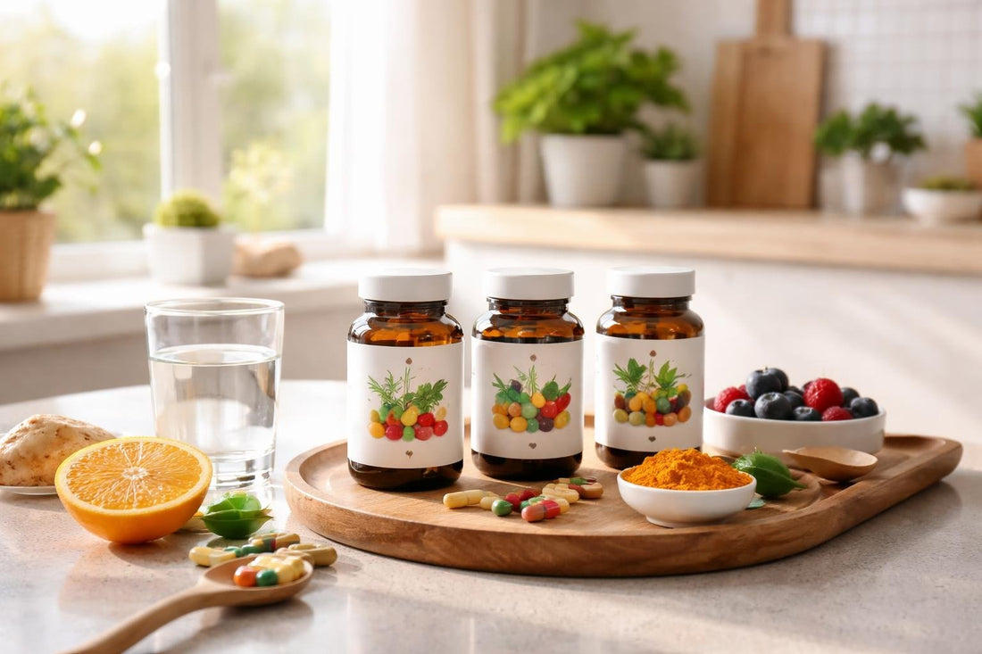 Antioxidant combination supplements supporting seasonal energy and immunity