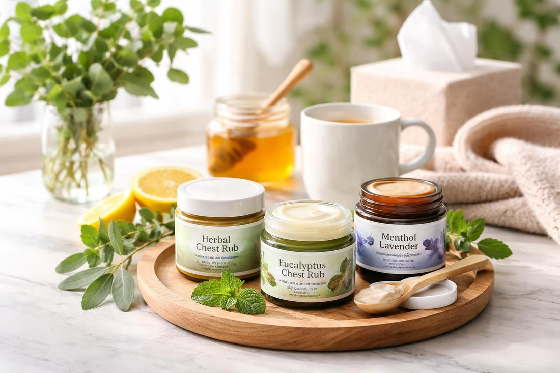 Seasonal cough and cold chest rub options for comfort