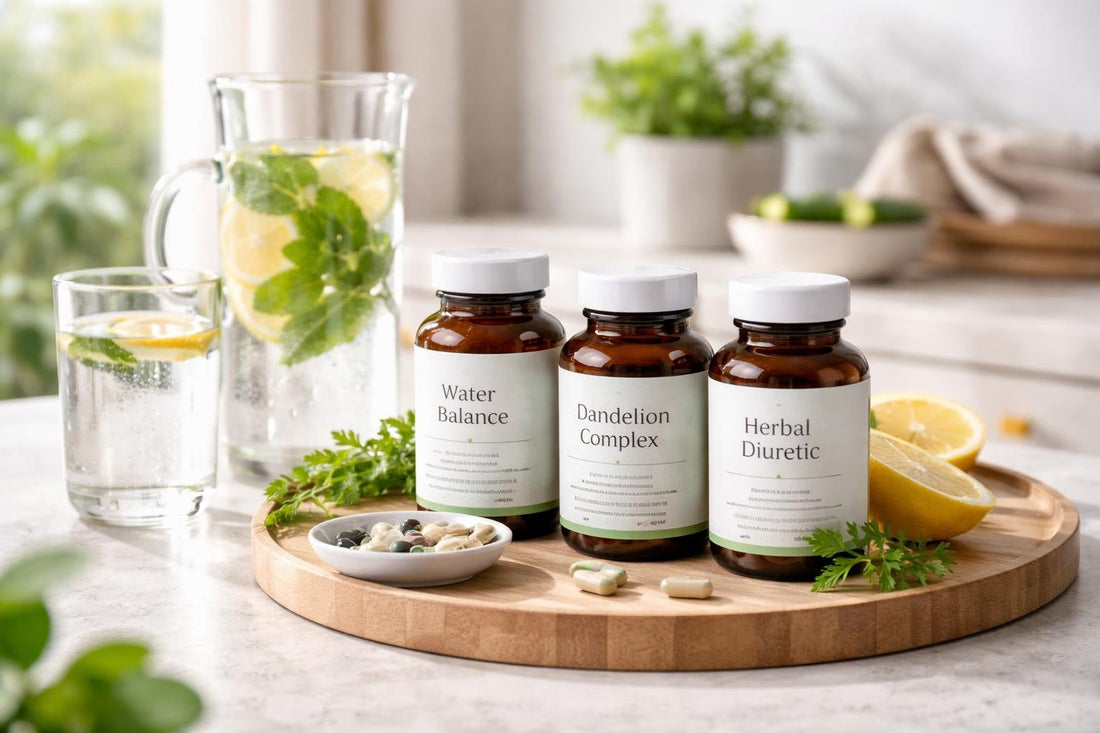 Seasonal diuretic support supplements for water balance and comfort