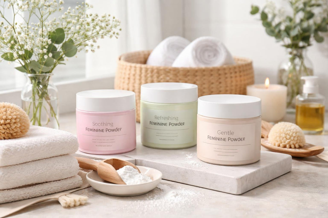 Feminine powder range for seasonal freshness and comfort