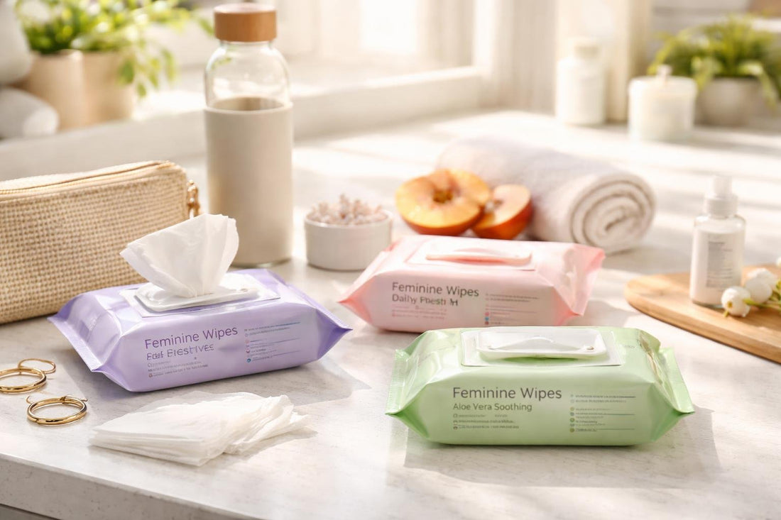 Feminine wipes essentials range for seasonal on-the-go freshness