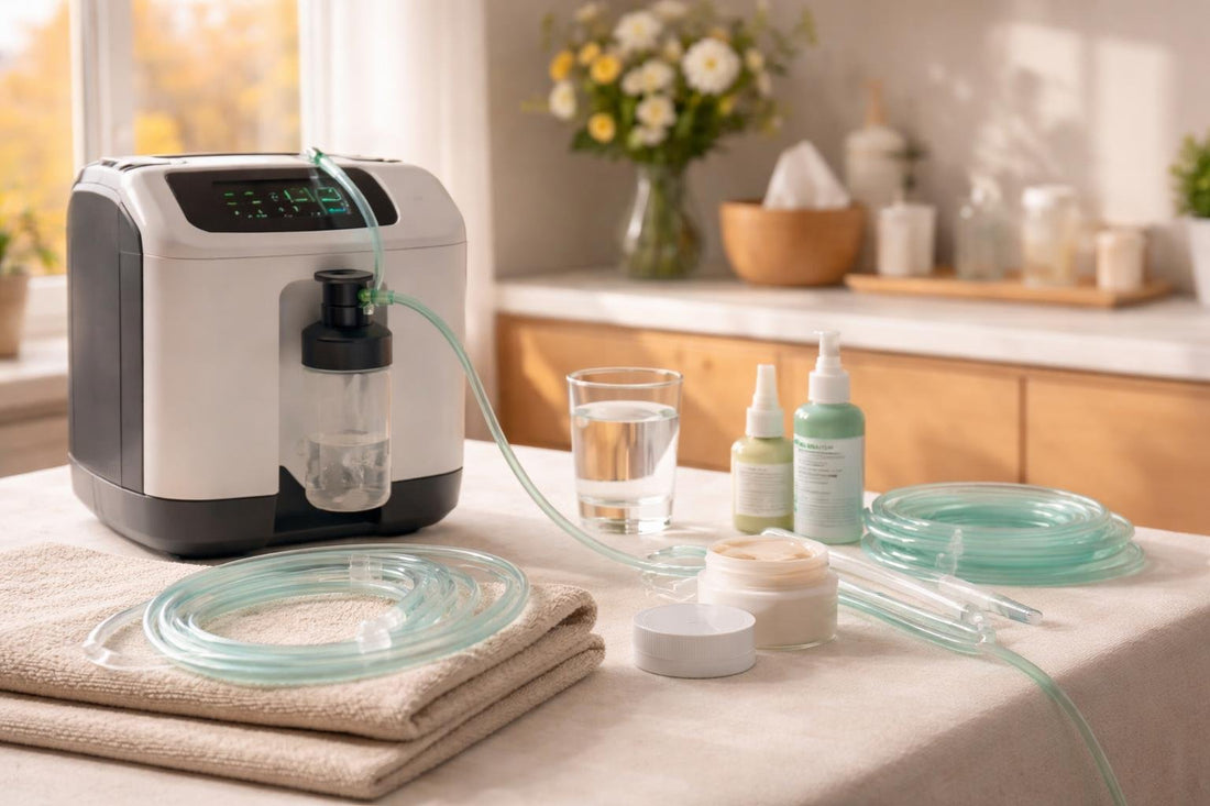 Seasonal oxygen therapy accessories for comfort and quality