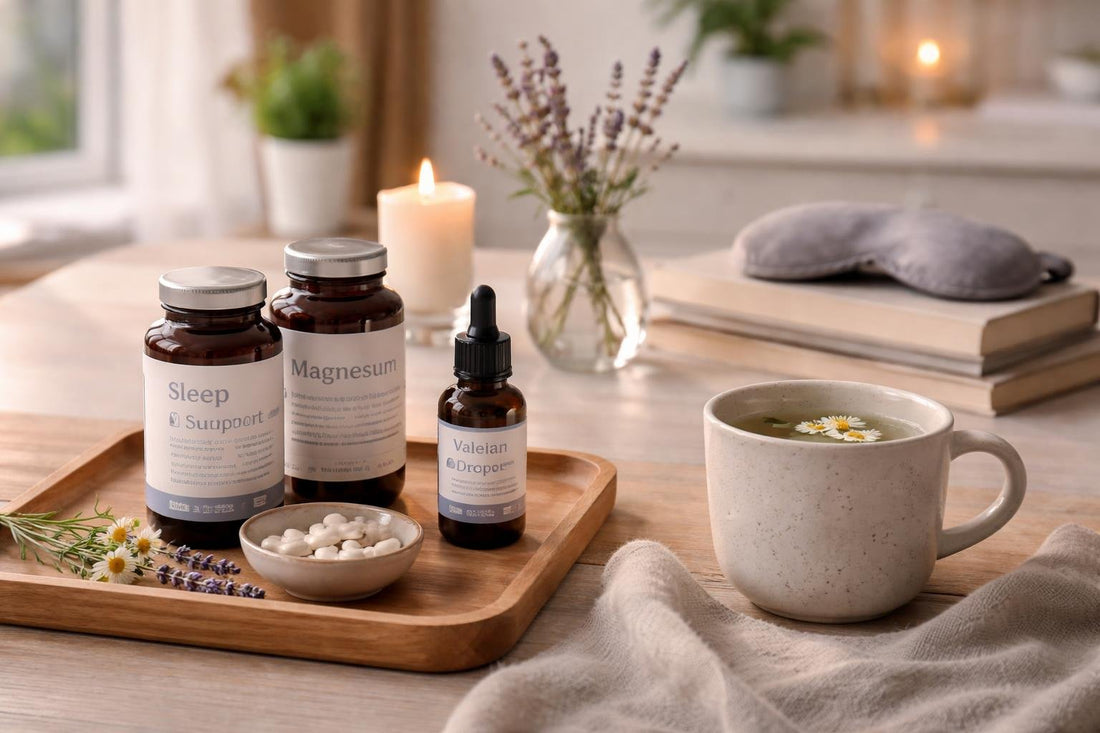 Herbal and nutritional sleep support essentials for UK evenings