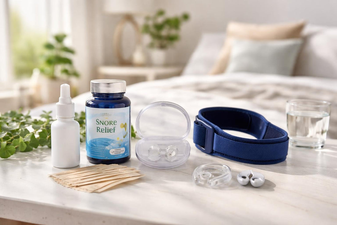 Seasonal snore reducing aids for quieter shared sleep