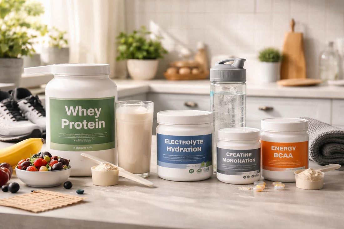 Sports Nutrition Essentials Collection items for seasonal training routine