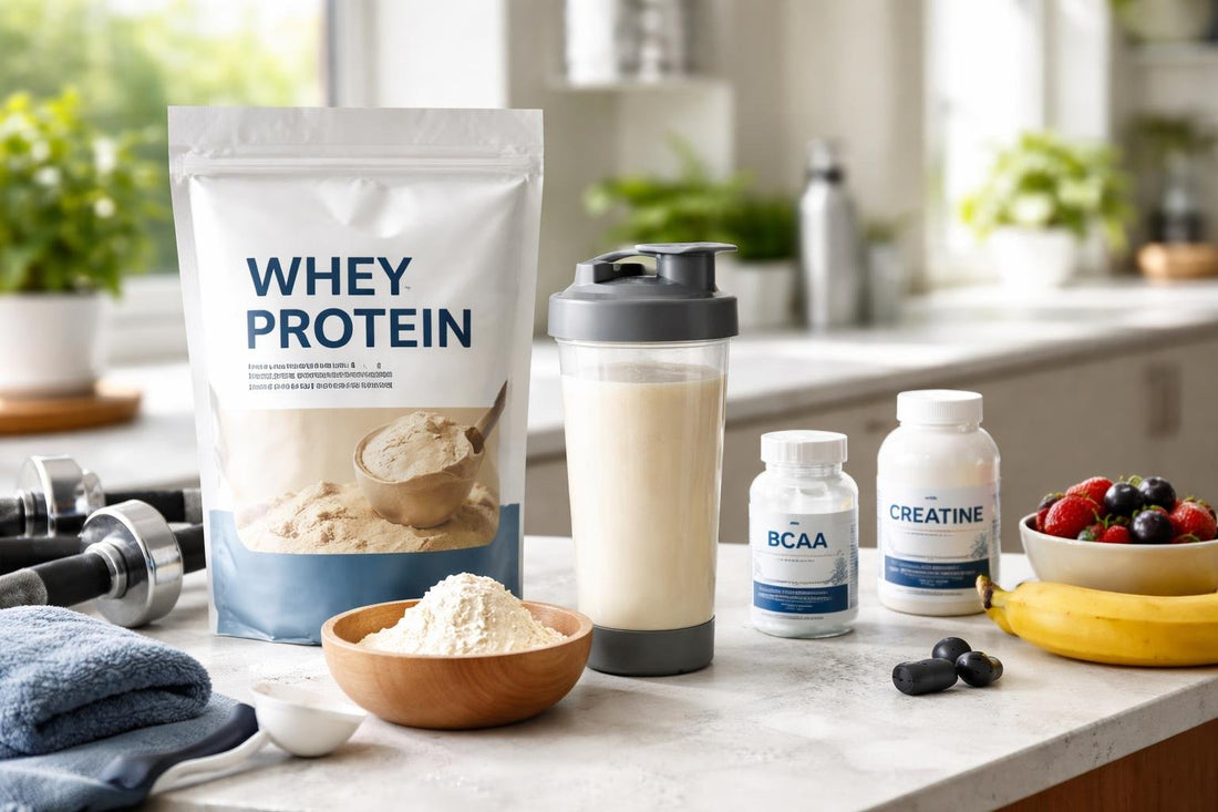 Protein shake and powder for seasonal sports training recovery