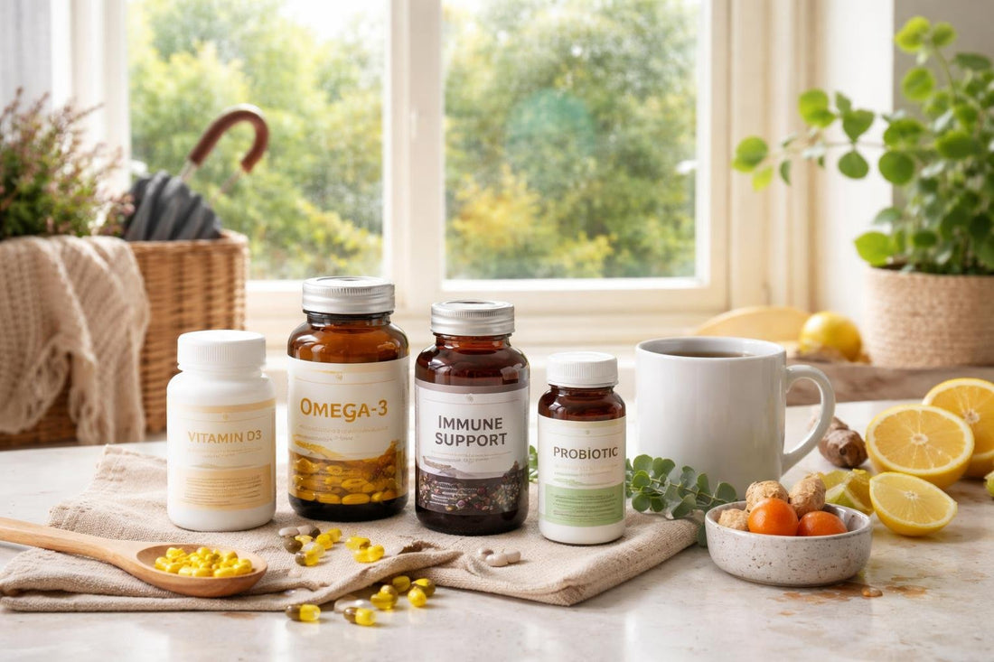 Seasonal supplement choices for changing UK weather routines