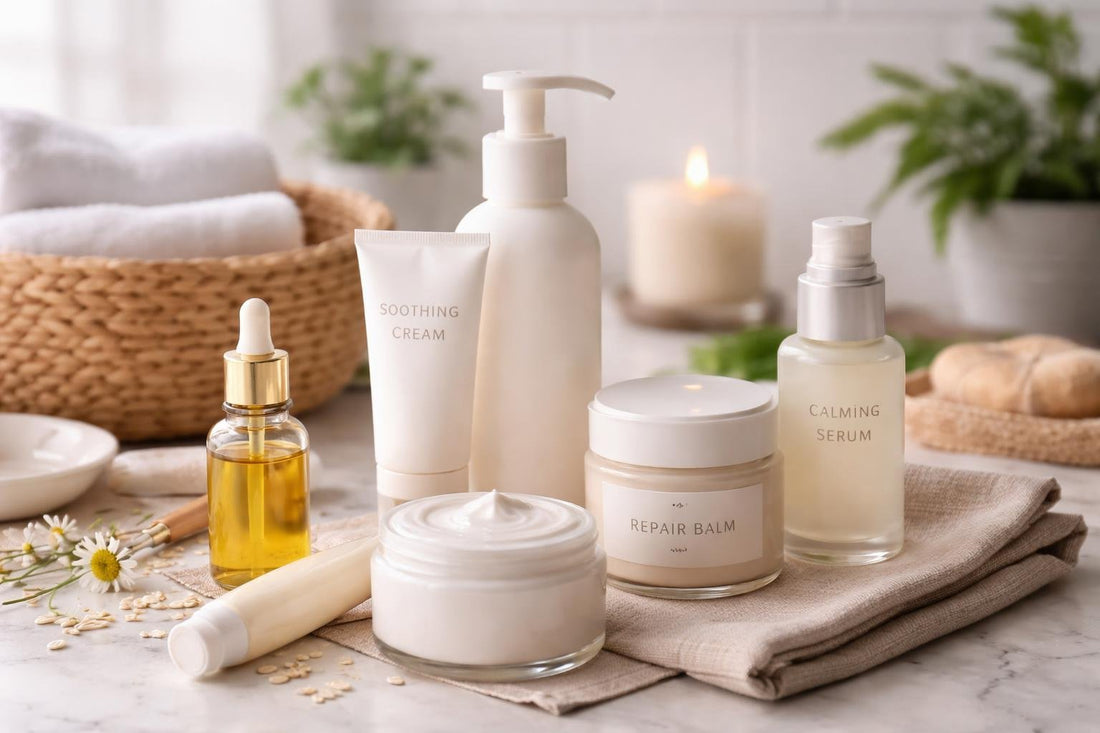 Sensitive skin care products for eczema and rosacea