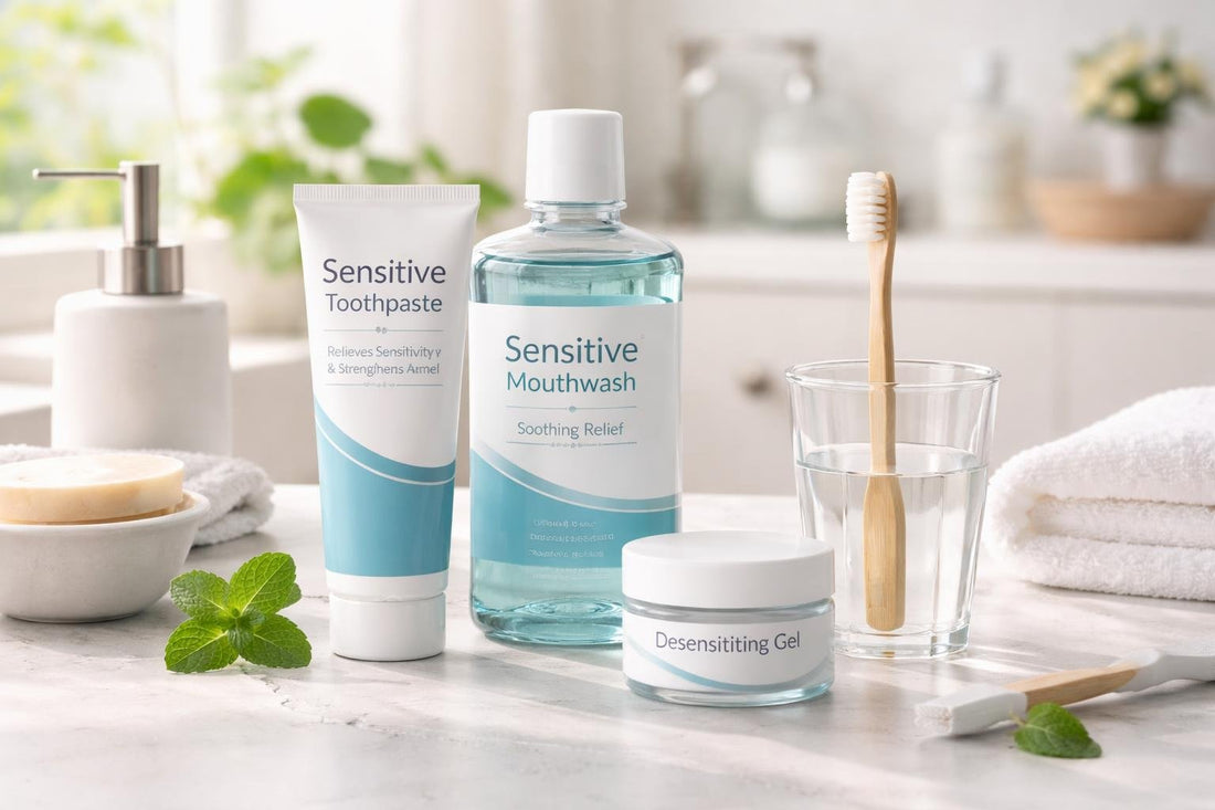 Beginner routine for sensitive teeth relief and protection