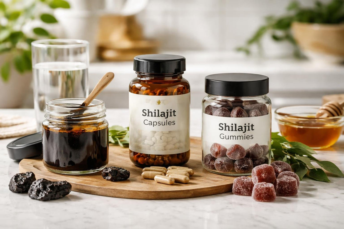 Shilajit resin, capsules and gummies for Scotland shoppers