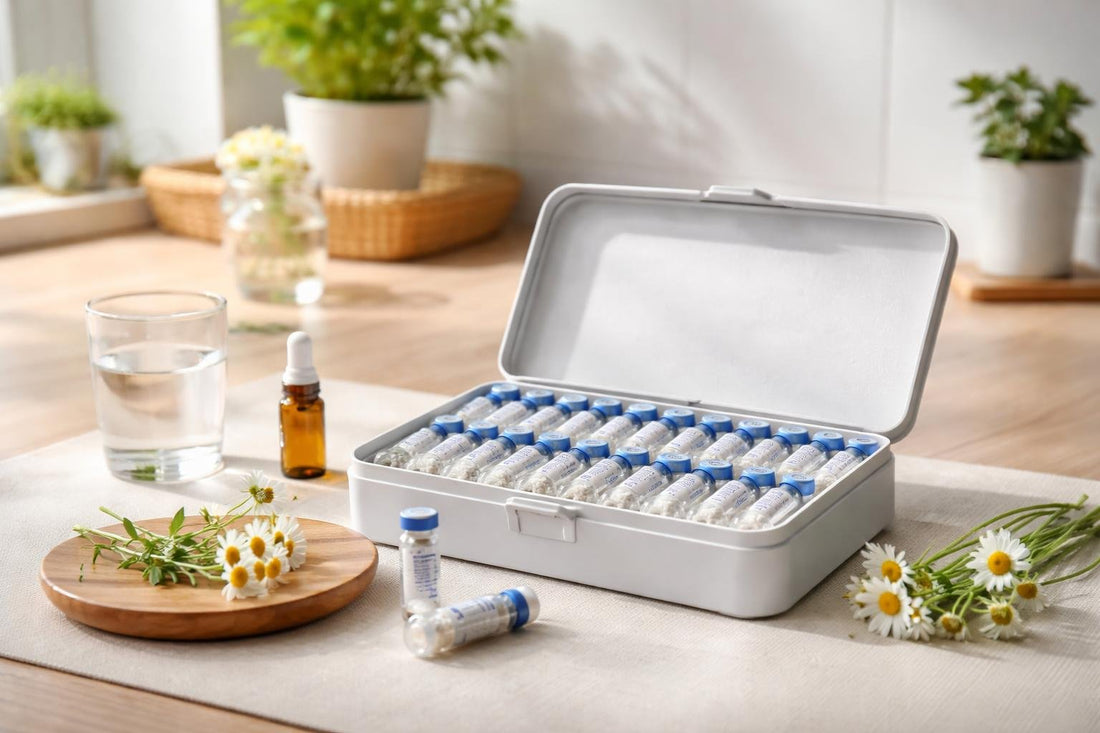 starter single homeopathic remedies collection kit