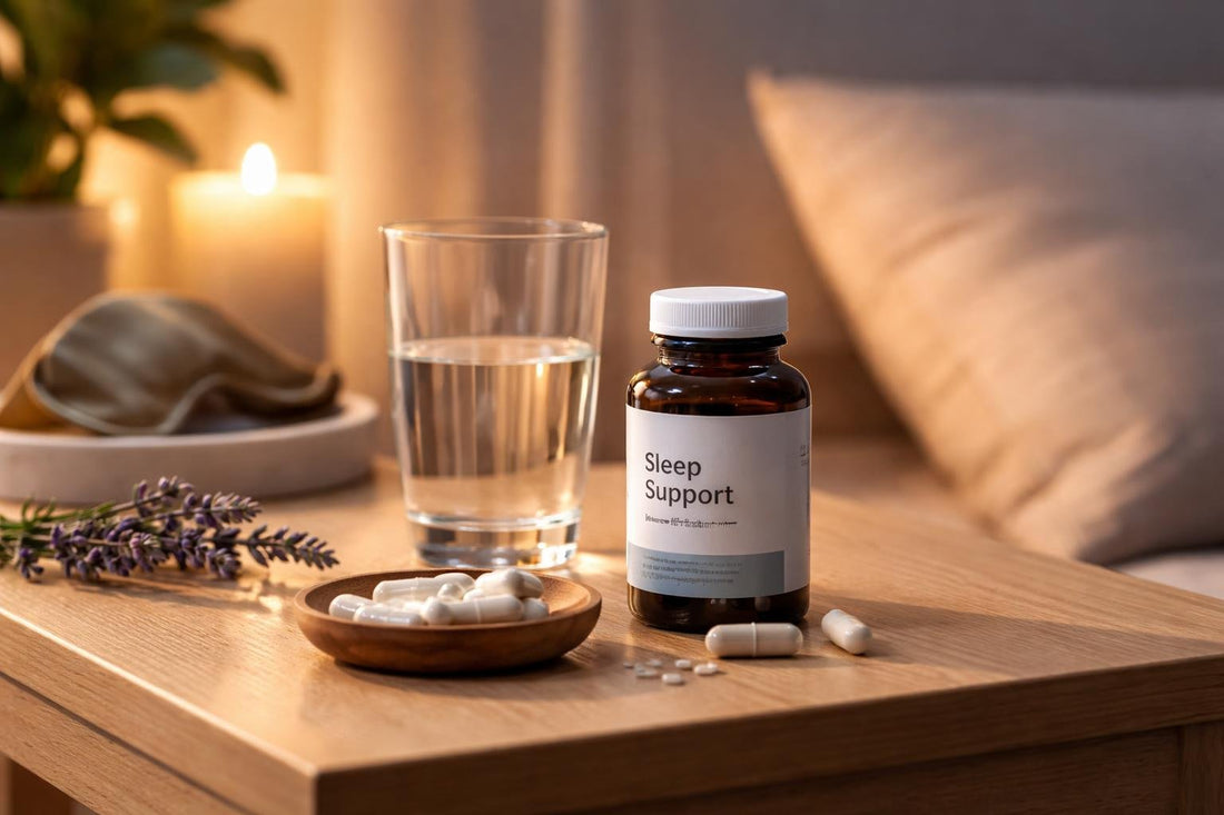 Sleep supplements and bedtime routine for better sleep quality