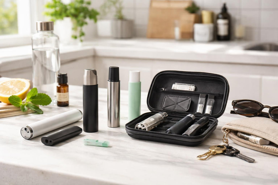 Assortment of smokeless inhalers and accessories UK