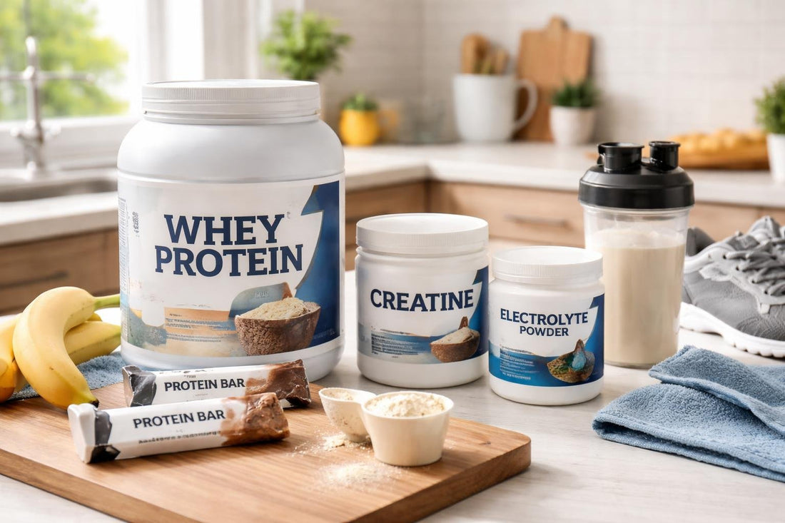 Budget sports nutrition essentials selection for UK beginners