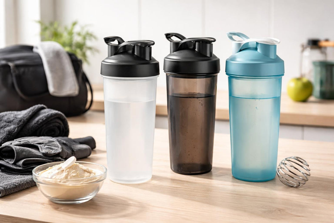 Leakproof sports shaker bottles for gym and travel