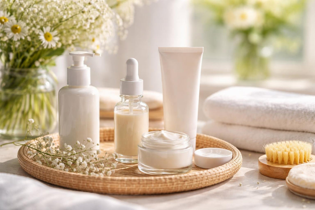 Spring skincare routine for eczema psoriasis and rosacea