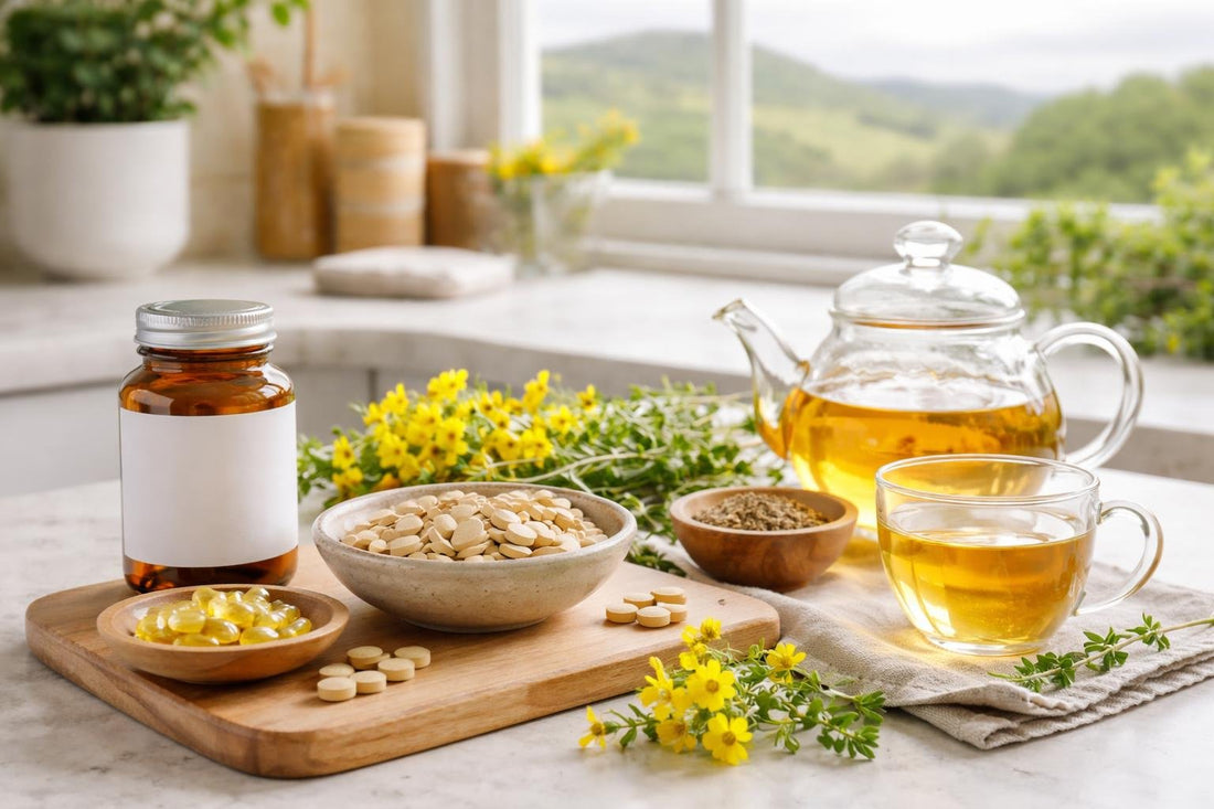 St. John’s Wort capsules, tablets and tea in Scotland