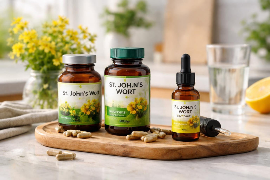 St John’s wort supplement variants for seasonal mood support