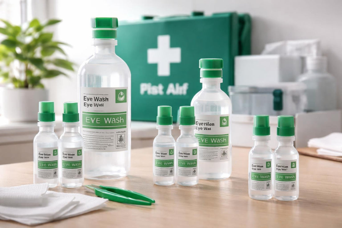 compact sterile eye wash single-use bottle range
