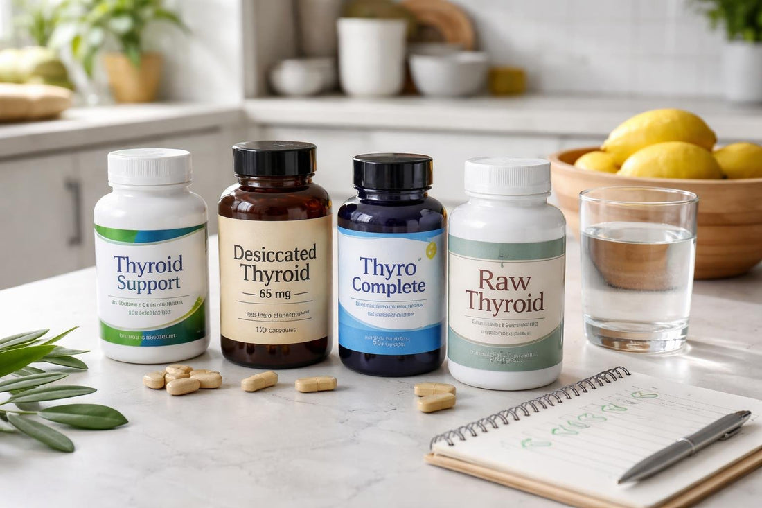 UK thyroid extract supplements vs and checklist