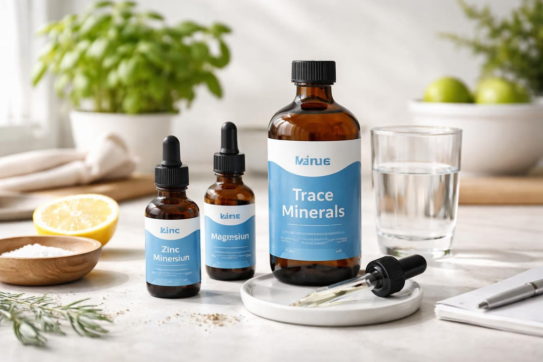 trace mineral supplement bottles and droppers UK