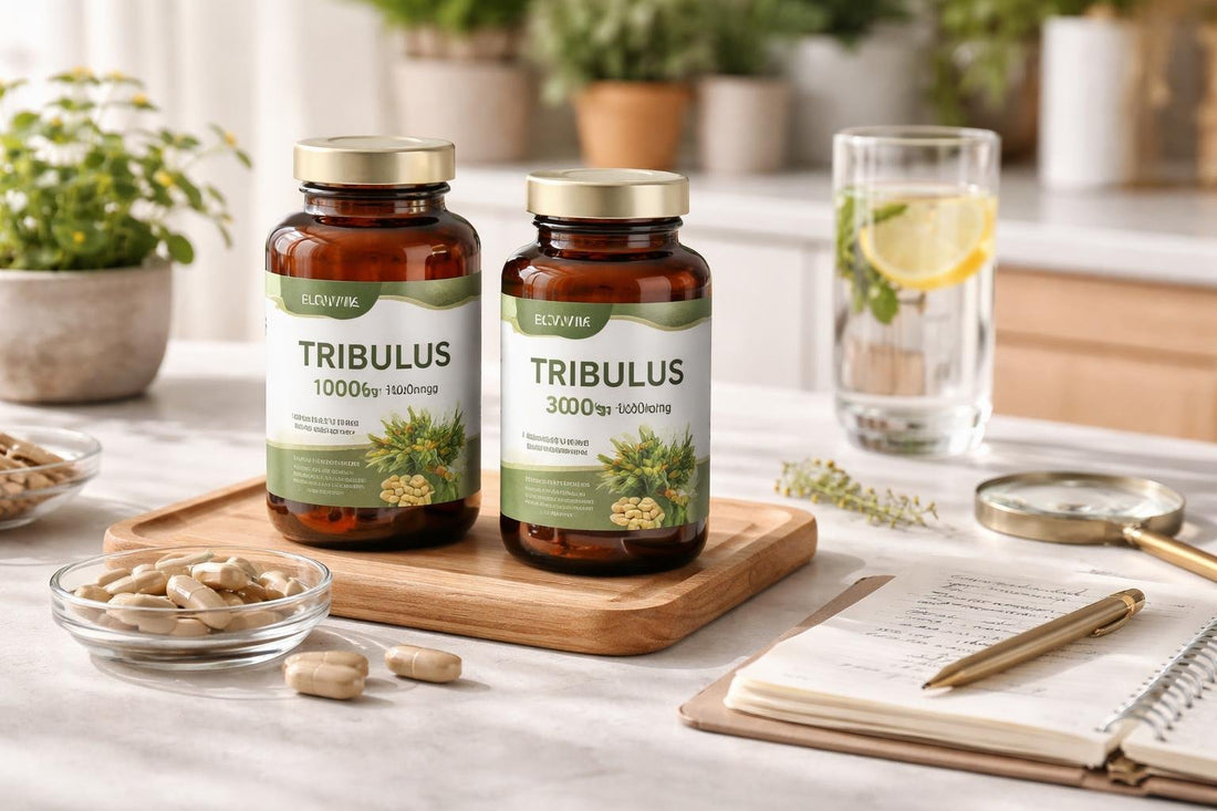 Tribulus supplement capsules with label strength vs notes