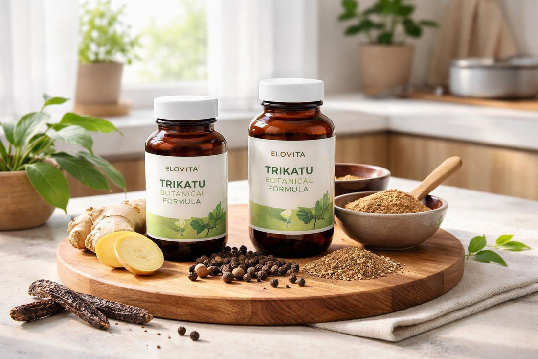 Trikatu botanical formula with ginger and black pepper
