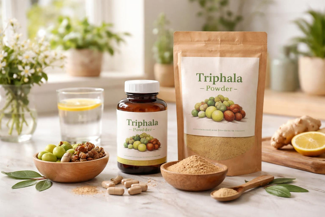 Triphala herbal supplement options for spring wellness routine