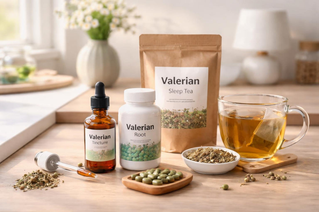 Beginner choosing valerian supplement formats for bedtime routine