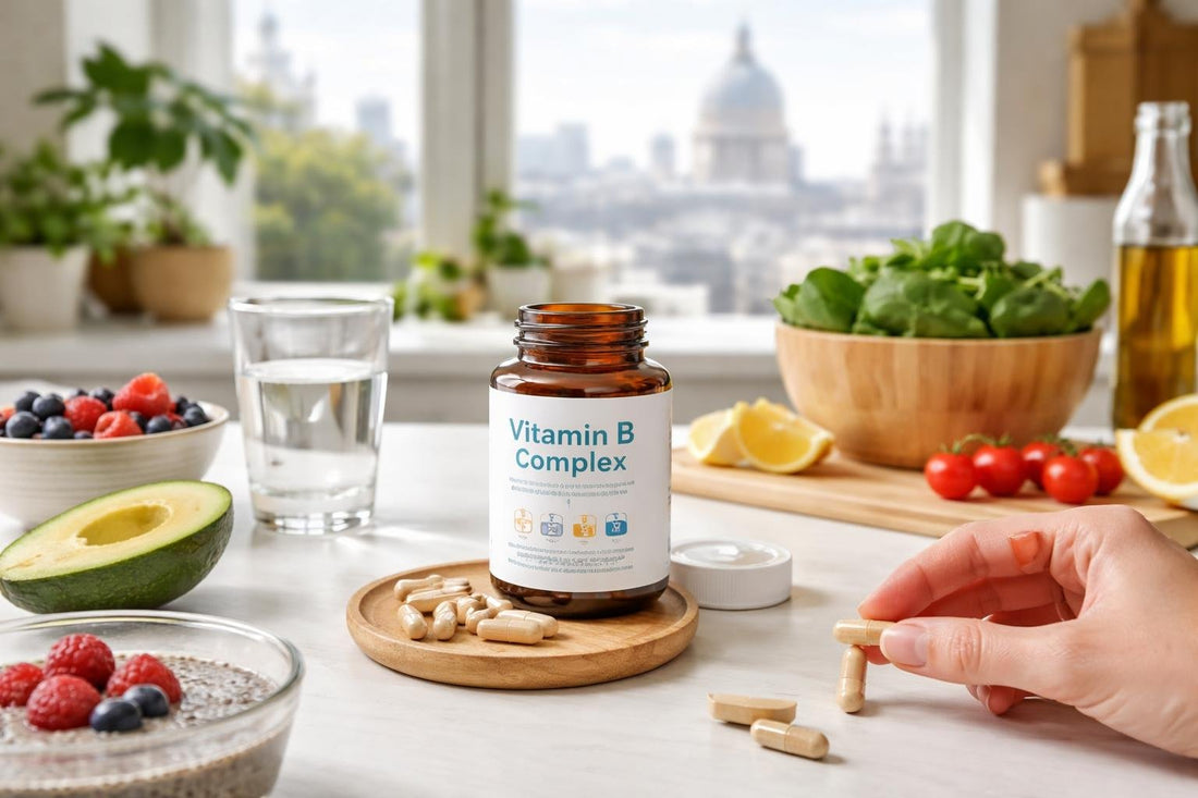 London vegan taking Vitamin B complex supplements