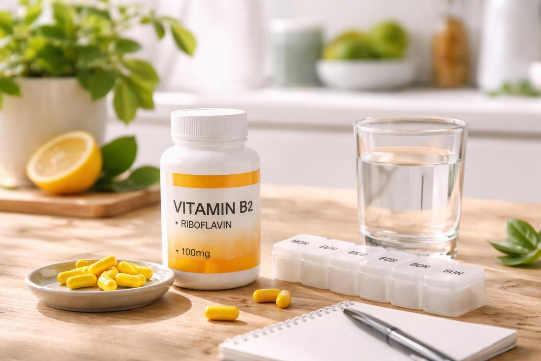 Vitamin B2 riboflavin supplements and dosing guide